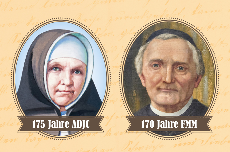 Portraits von Katharina Kasper (links) und Ignatius Lötschert (rechts)